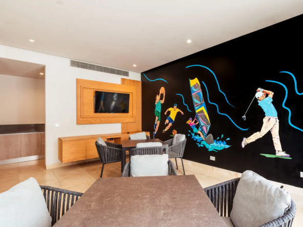 PUERTO CANCUN DEPARTAMENTO EN VENTA SALA JUEGOS