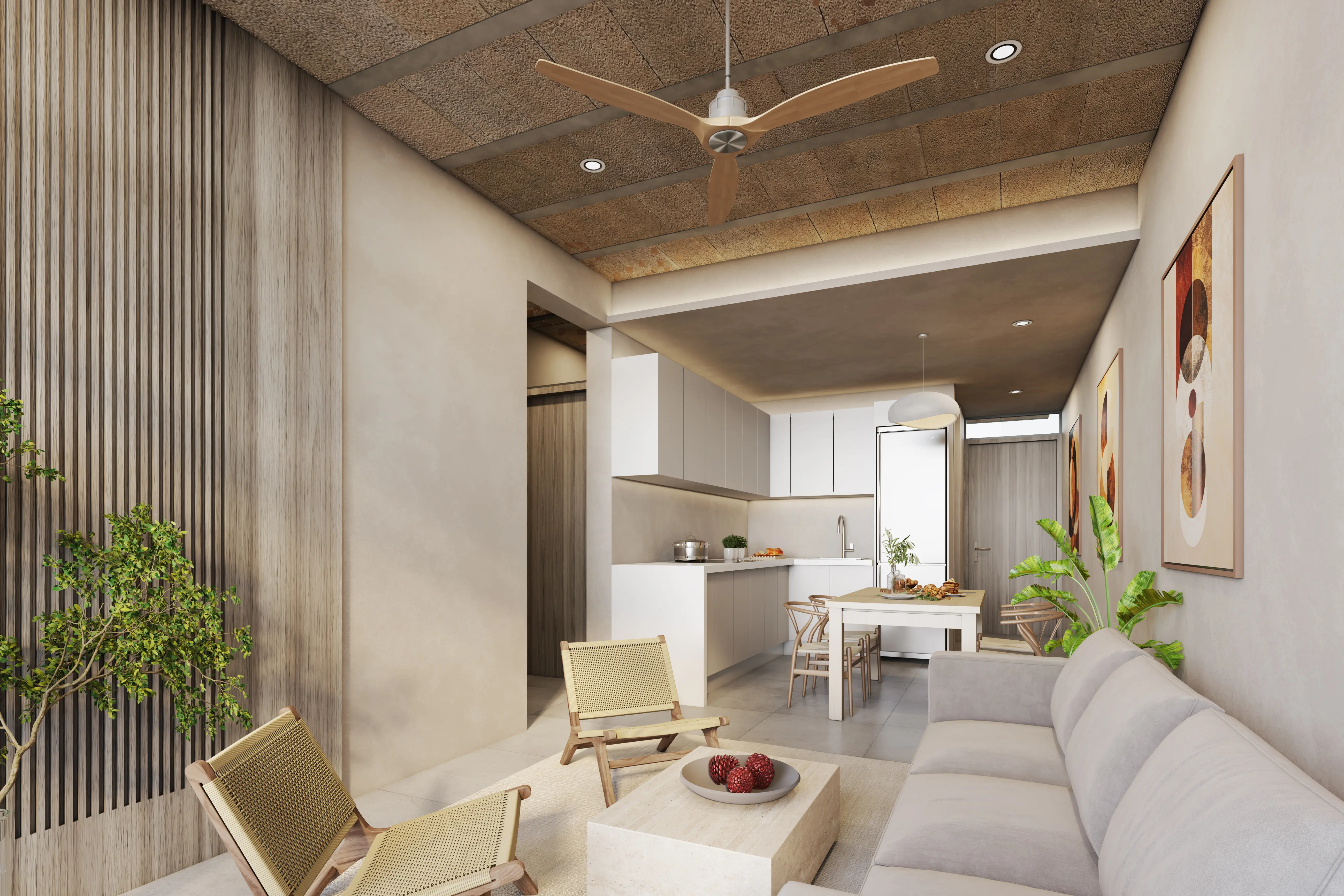 Departamentos en venta en Erenia Cancún estancia